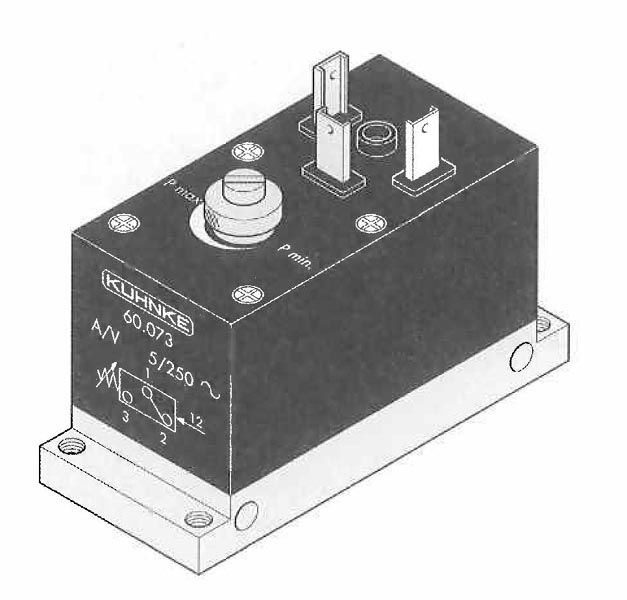 Adjustable Pressure Switch (Normal and Low Pressure types)