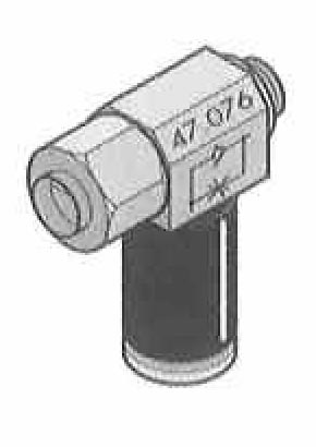 Push-In Fittings with One Way Adjustable Flow Controls